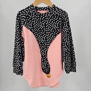 Bangbang Copenhagen Flying Swan Pink‎ Tunic Dress | Girl's 4-5 | MINOR FLAW